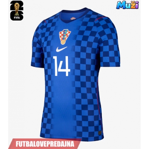 Lacne Muži Futbalové dres Chorvátsko Ivan Perisic #14 MS 2026 Krátky Rukáv - Preč